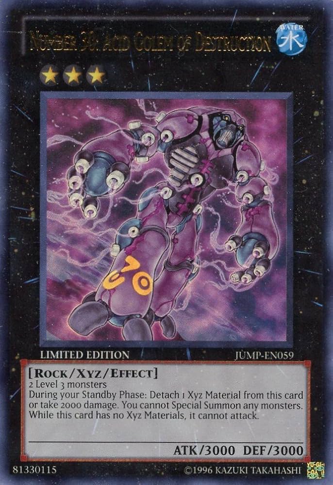 Amazon.com: YU-GI-OH! - Number 30: Acid Golem of Destruction